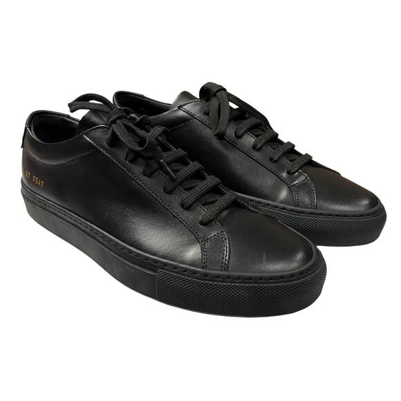 NEW COMMON PROJECTS Original Achilles Low Sneaker Black Shoes WOMAN EU 37 US 6.5 - Picture 2 of 13